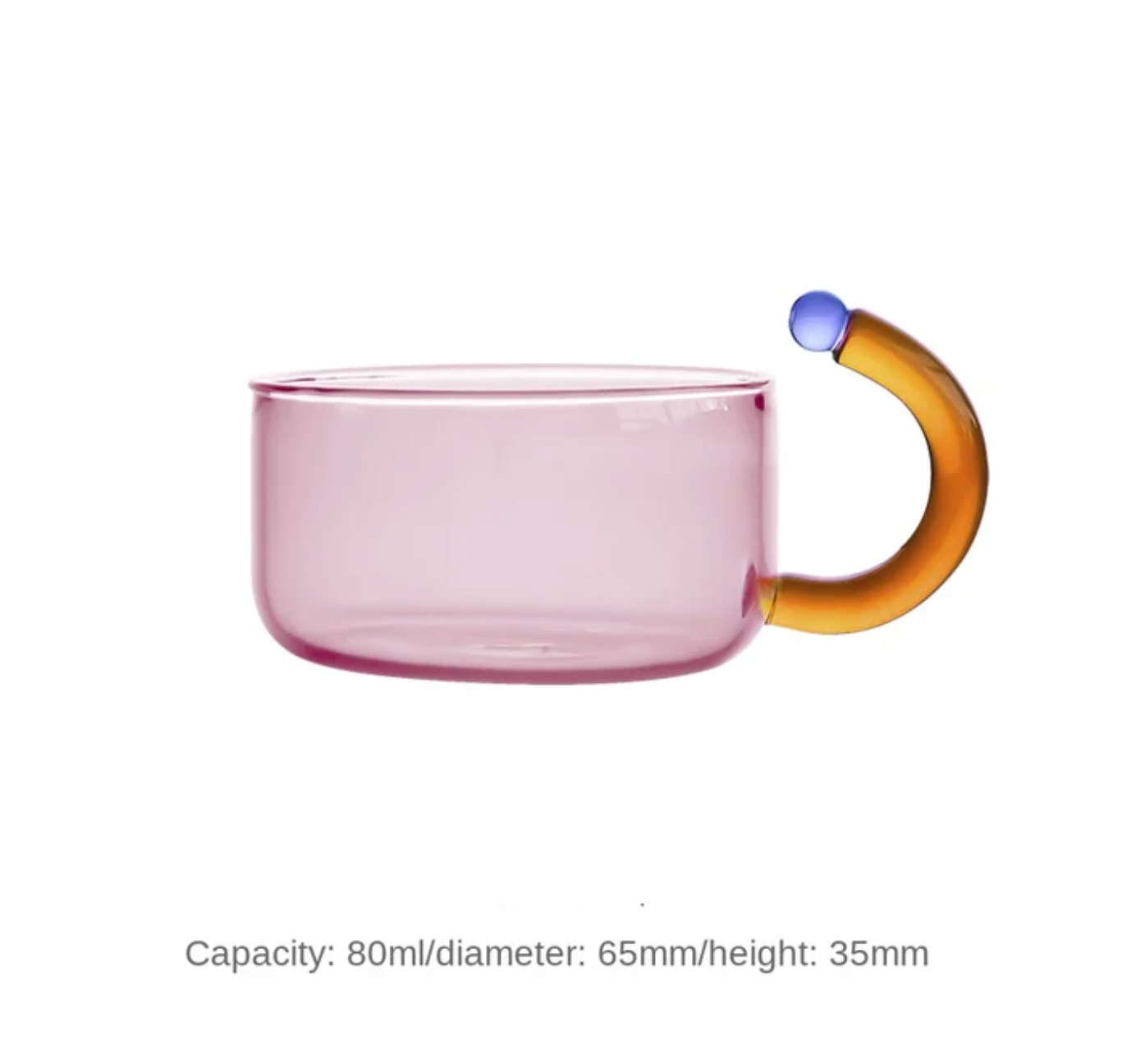 Théière et tasses en verre design