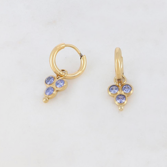 Créoles trinité couleurs - IKITA PARIS