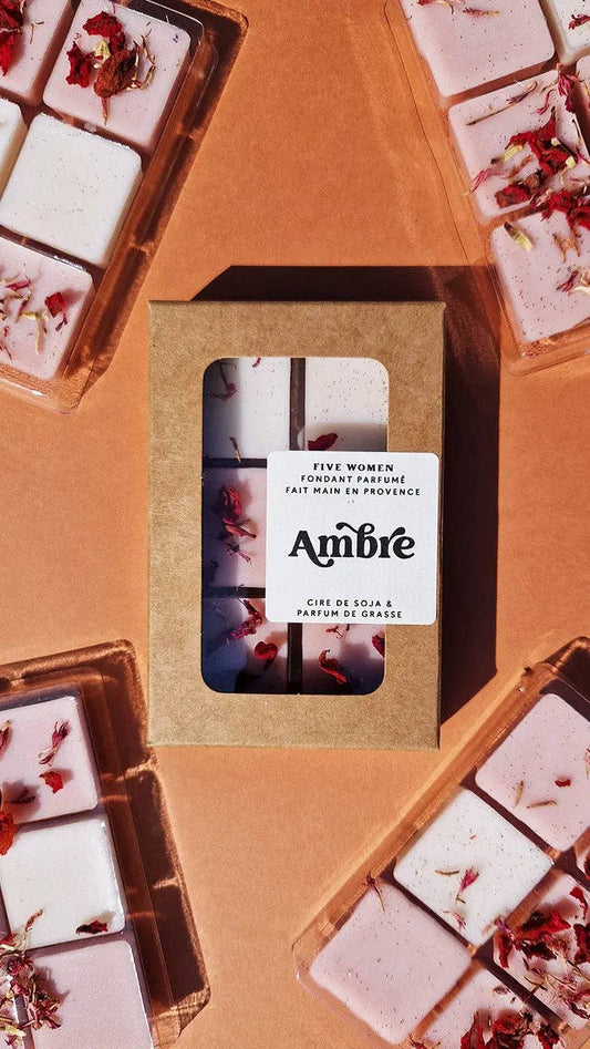 Fondants de cire parfumée français -  Ambre