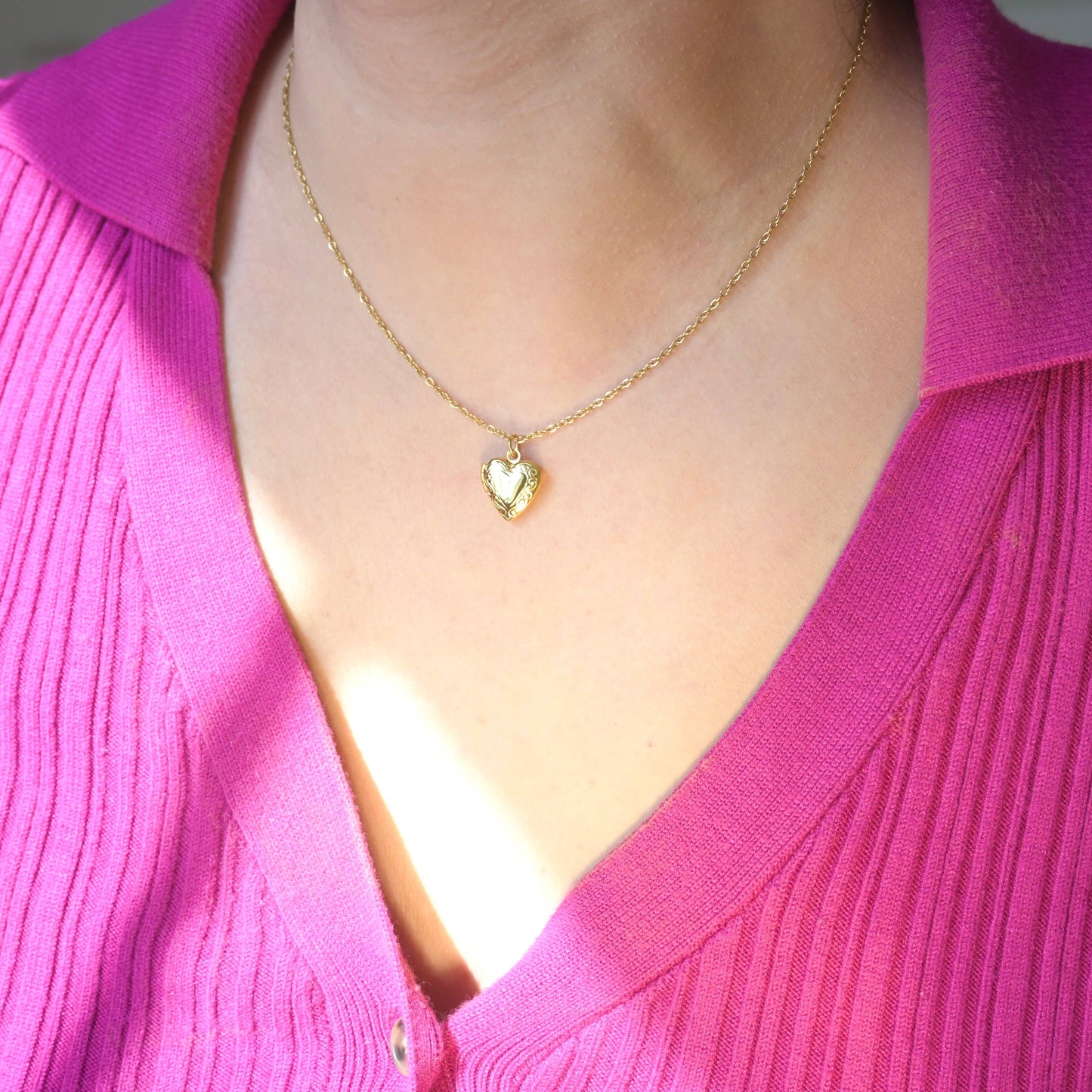 Médaillon en forme de coeur