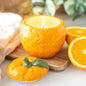 Bocal à bougie en forme d'orange