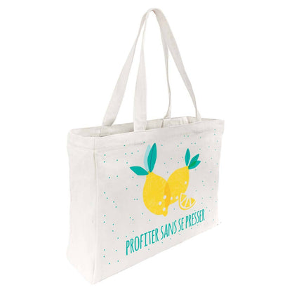 Tote bag coton Zeste d'amour