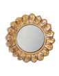 Petit miroir convexe avec cadre doré