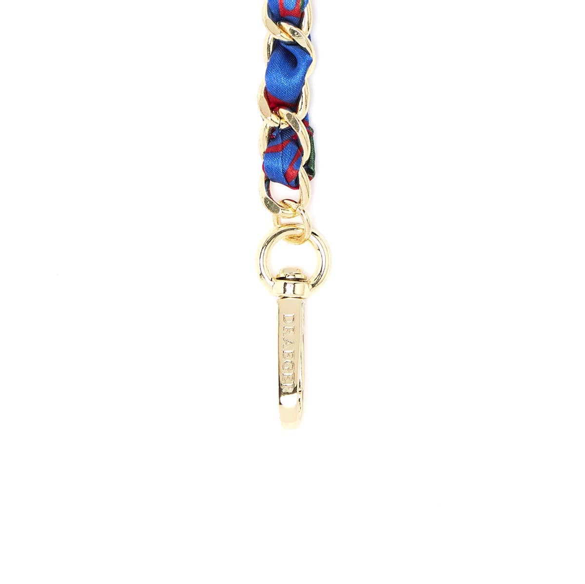 Dragonne Téléphone - Foulard Rouge & Bleu