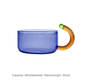 Théière et tasses en verre design