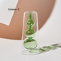 Vase en verre coloré hydroponique nordique