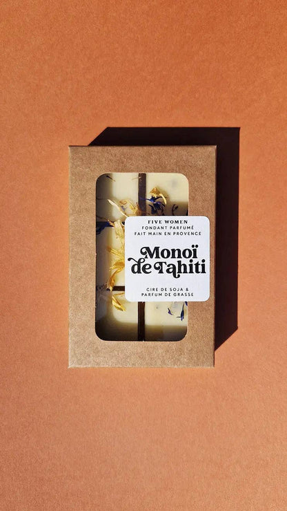 Fondants de cire parfumée français - Monoï de Tahiti