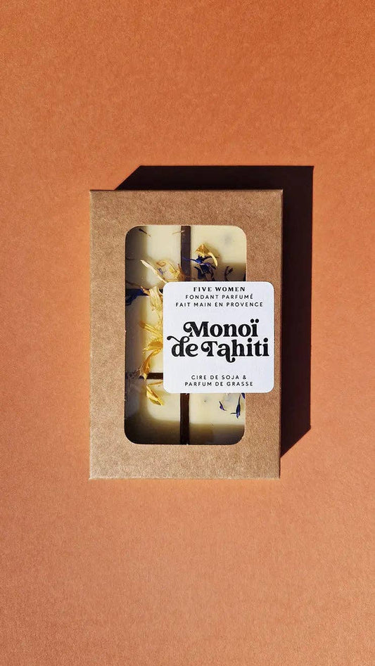 Fondants de cire parfumée français - Monoï de Tahiti