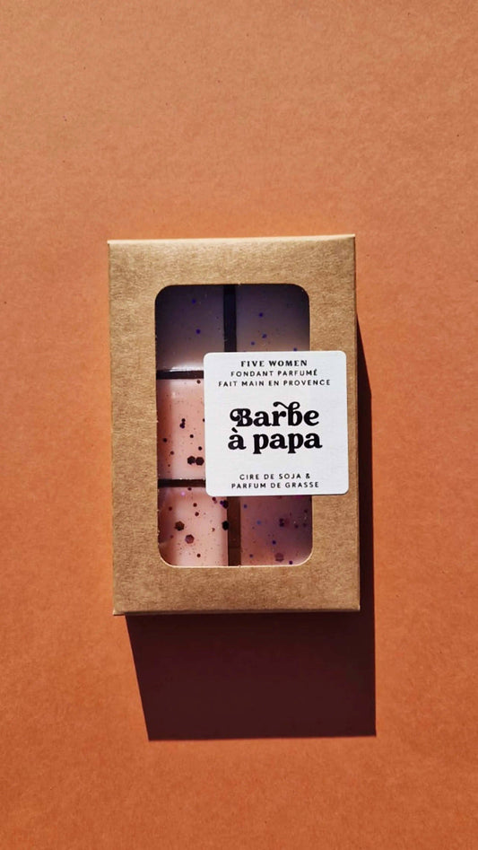 Fondants de cire parfumée français - Barbe à papa