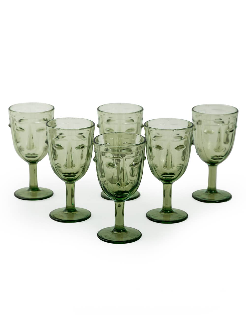 Ensemble de 6 verres à vin design
