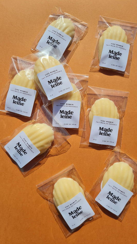 Fondant de cire parfumée français - senteur Madeleine